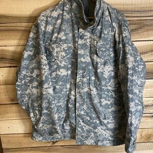 Y2K Military Cold weather universal pattern  digital Camouflage field Jacket
